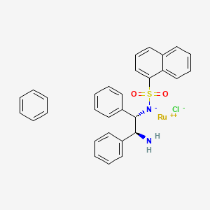 Ruthenium， [N-(2-amino-1，2-diphenylethyl)-1-naphthalenesulfonamidato-N，N′](η6-benzene)chloro-， [S-(R*，R*)]