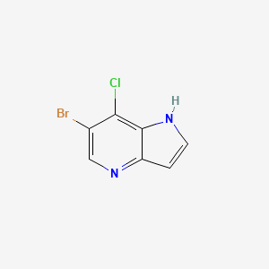 6-Bromo-7-chloro-1H-pyrrolo[3，2-b]pyridine