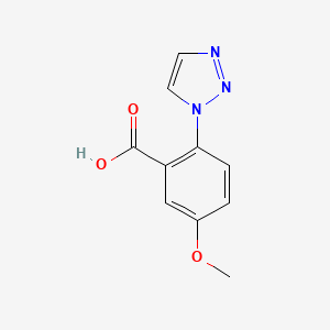 5-Methoxy-2-(1H-1，2，3-triazol-1-yl)benzoic acid