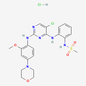 N-(2-((5-Chloro-2-((2-methoxy-4-morpholinophenyl)amino)pyrimidin-4-yl)amino)phenyl)methanesulfonamide Hydrochloride