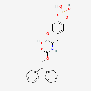 (R)-2-((((9H-fluoren-9-yl)methoxy)carbonyl)amino)-3-(4-(phosphonooxy)phenyl)propanoic acid