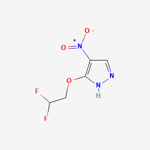 3-(2,2-Difluoroethoxy)-4-nitropyrazole