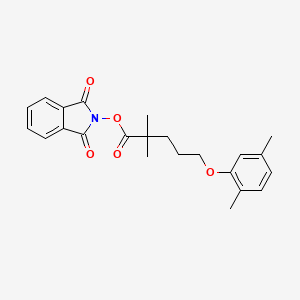 1,3-Dioxoisoindolin-2-Yl 5-(2,5-dimethylphenoxy)-2,2-dimethylpentanoate