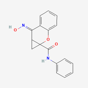 7-(Hydroxyimino)-N-phenyl-7,7a-dihydrocyclopropa[b]chromene-1a(1H)-carboxamide