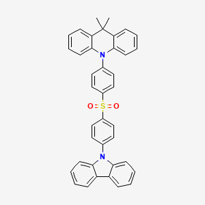10-(4-((4-(9H-Carbazol-9-yl)phenyl)sulfonyl)phenyl)-9,9-dimethyl-9,10-dihydroacridine