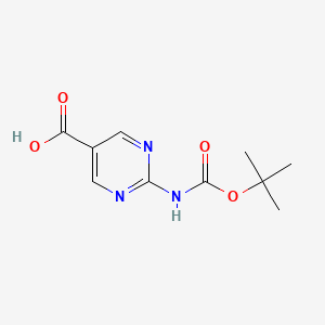 2-((tert-Butoxycarbonyl)amino)pyrimidine-5-carboxylic acid