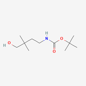 tert-butyl N-(4-hydroxy-3,3-dimethylbutyl)carbamate