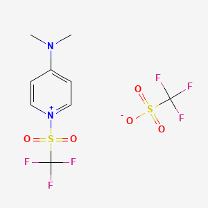 Pyridinium, 4-(dimethylamino)-1-[(trifluoromethyl)sulfonyl]-, 1,1,1-trifluoromethanesulfonate (1:1)