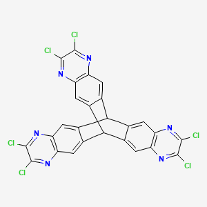 2，3，9，10，18，19-Hexachloro-6，13-dihydro-6，13[6′，7′]-endo-quinoxalinobenzo[1，2-g:4，5-g′]diquinoxaline