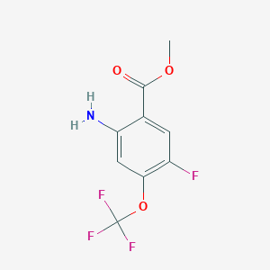 Methyl 2-amino-5-fluoro-4-(trifluoromethoxy)benzoate