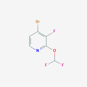 4-Bromo-2-(difluoromethoxy)-3-fluoropyridine