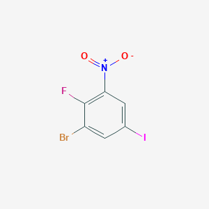 1-Bromo-2-fluoro-5-iodo-3-nitrobenzene