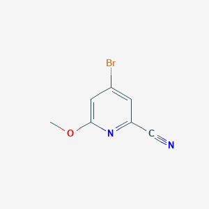 4-Bromo-6-methoxypicolinonitrile