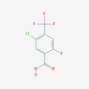 5-Chloro-2-fluoro-4-(trifluoromethyl)benzoic acid