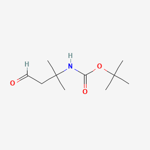 tert-butyl N-(2-methyl-4-oxobutan-2-yl)carbamate