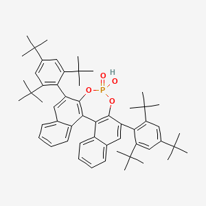(R)-4-Hydroxy-2,6-bis(2,4,6-tri-tert-butylphenyl)dinaphtho[2,1-d:1',2'-f][1,3,2]dioxaphosphepine 4-oxide