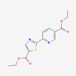 Ethyl 2-(5-(Ethoxycarbonyl)pyridin-2-yl)thiazole-5-carboxylate
