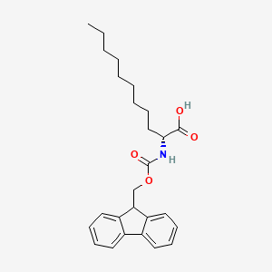 (R)-2-((((9H-fluoren-9-yl)methoxy)carbonyl)amino)undecanoic acid