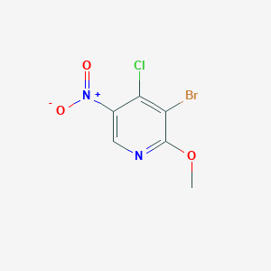 3-Bromo-4-chloro-2-methoxy-5-nitropyridine