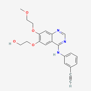 2-((4-((3-Ethynylphenyl)amino)-7-(2-methoxyethoxy)quinazolin-6-yl)oxy)ethanol