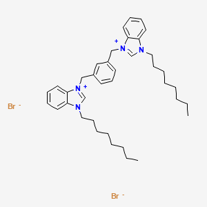 3，3'-(1，3-Phenylenebis(methylene))bis(1-octyl-benzimidazolium) dibromide