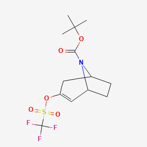 tert-Butyl 3-(trifluoromethylsulfonyloxy)-8-azabicyclo[3.2.1]oct-3-ene-8-carboxylate, 95%