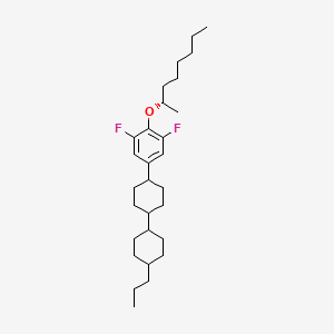 (trans,trans)-4-(3,5-Difluoro-4-((S)-octan-2-yloxy)phenyl)-4'-propyl-1,1'-bi(cyclohexane)