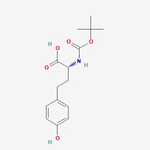 (R)-2-((Tert-butoxycarbonyl)amino)-4-(4-hydroxyphenyl)butanoic acid