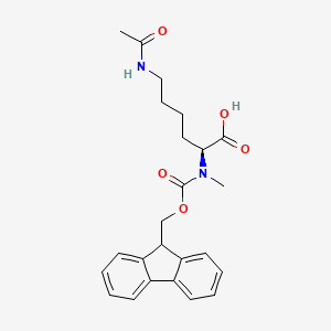 N2-(((9H-Fluoren-9-yl)methoxy)carbonyl)-N6-acetyl-N2-methyl-L-lysine