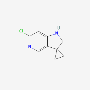 6'-Chloro-1',2'-dihydrospiro[cyclopropane-1,3'-pyrrolo[3,2-c]pyridine]