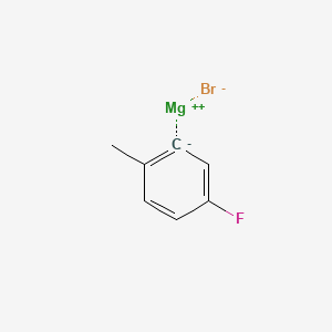 5-Fluoro-2-methylphenylmagnesium bromide, 0.5M solution in THF, AcroSeal®