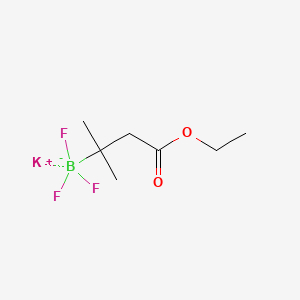 potassium (4-ethoxy-2-methyl-4-oxobutan-2-yl)trifluoroborate