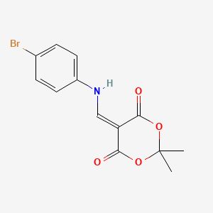 5-(((4-Bromophenyl)amino)methylene)-2,2-dimethyl-1,3-dioxane-4,6-dione