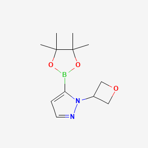 1-(Oxetan-3-yl)-5-(4,4,5,5-tetramethyl-1,3,2-dioxaborolan-2-yl)-1H-pyrazole