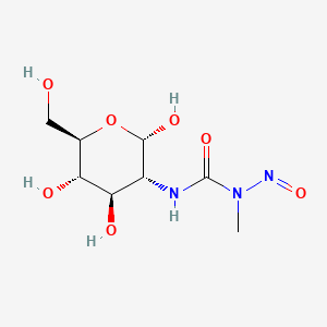 1-Methyl-1-nitroso-3-((2S,3R,4R,5S,6R)-2,4,5-trihydroxy-6-(hydroxymethyl)tetrahydro-2H-pyran-3-yl)urea
