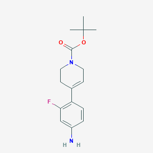 1，1-Dimethylethyl 4-(4-amino-2-fluorophenyl)-3，6-dihydro-1(2H)-pyridinecarboxylate