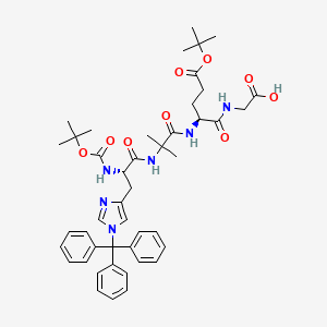 Boc-His(Trt)-Aib-Glu(OtBu)-Gly-OH