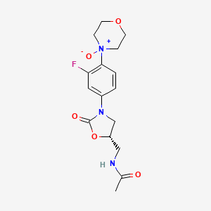 (S)-4-(4-(5-(Acetamidomethyl)-2-oxooxazolidin-3-yl)-2-fluorophenyl)morpholine 4-oxide (Linezolid Impurity)