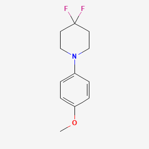 4，4-Difluoro-1-(4-methoxyphenyl)piperidine