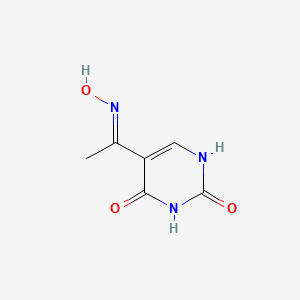 5-(1-(Hydroxyamino)ethylidene)pyrimidine-2,4(3H,5H)-dione