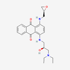 1-(((S)-3-(Diethylamino)-2-hydroxypropyl)amino)-4-(((S)-oxiran-2-ylmethyl)amino)anthracene-9,10-dione