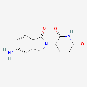 3-(5-Amino-1-oxoisoindolin-2-yl)piperidine-2,6-dione