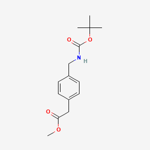 Tert-butyl 4-((methoxycarbonyl)methyl)benzylcarbamate