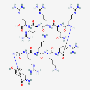 L-Tyrosylglycyl-L-arginyl-L-lysyl-L-lysyl-L-arginyl-L-arginyl-L-glutaminyl-L-arginyl-L-arginyl-L-arginine