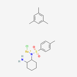 (1S-trans)-[N-[2-(Amino-κN)cyclohexyl]-4-methylbenzenesulfonamidato-κN]chloro[(1，2，3，4，5，6-η)-1，3，5-trimethylbenzene]Ruthenium