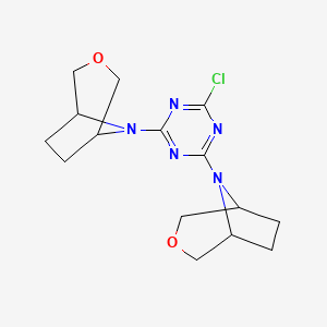 8,8'-(6-Chloro-1,3,5-triazine-2,4-diyl)bis(3-oxa-8-azabicyclo[3.2.1]octane)