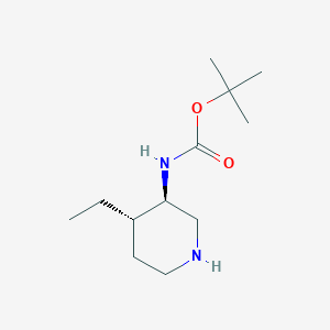 tert-Butyl ((3R,4S)-4-ethylpiperidin-3-yl)carbamate