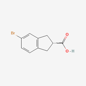 (R)-5-Bromo-2,3-dihydro-1H-indene-2-carboxylic acid
