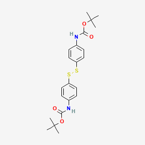 C，C′-Bis(1，1-dimethylethyl) N，N′-(dithiodi-4，1-phenylene)bis[carbamate]