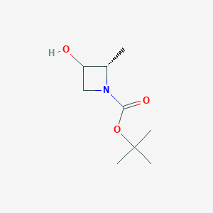tert-Butyl (2S)-3-hydroxy-2-methylazetidine-1-carboxylate